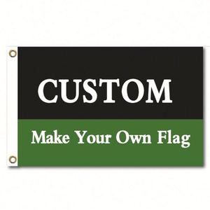 Drapeaux personnalisés de toutes tailles et avec logo, imprimés en polyester de haute qualité pour la publicité - Product Image 1