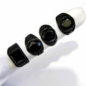 Wedding Jewelry Silver Plated <b>Ring</b> Mix Bulk Gemstone <b>Black</b> Stone <b>Ring</b> Mixed <b>for</b> <b>Men</b> Mix Ship Vintage Style Antique <b>Men's</b> <b>Ring</b> - Product Image 6