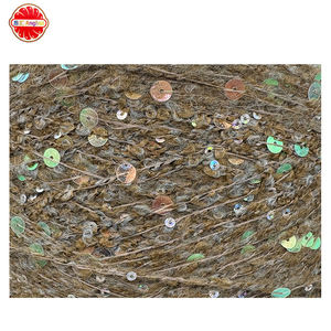 Gradiente acrílico poliéster lana lentejuelas bucle hilo ecológico reciclado alta tenacidad diseño de terrazas de ensueño patrón teñido - Product Image 5