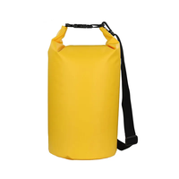 Lona de Pvc a Prueba de Agua, Bolsa Seca Impermeable, 2l, 10l, 15l, 20l, Senderismo, Natación, 500d