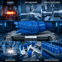 Буровая коронка Drillsoltek 2026 для безтраншейного бурения, тип «Орлиный коготь» (Hawkeye), высокоточная