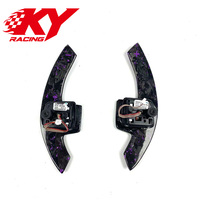 Volant de direction en fibre de carbone forgée de style sportif personnalisé pour Audi B9 RS3 RS4 S3 S4 S5 S6 A3 A4 A5 A6 A7 A8 Q5 Q7 SQ5, intérieur de voiture