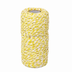 Bán Buôn 1.5Mm Màu Đỏ Và Trắng Bông Bakers <span class=keywords><strong>Twine</strong></span> 328ft Chiều Dài Dây Xoắn 100M Cuộn Đóng Gói Đóng Gói Bao Bì Dây - Product Image 4