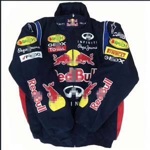جاكيت رجالي للسباقات الأمريكية F1 مبطن بالقطن ومقاوم للرياح مع تطريز للبيسبول وقيادة الدراجات النارية - Product Image 5