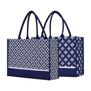 Túi tote vải canvas tái chế RPET 16oz siêu bền, đạt chứng nhận GRS, in thêu logo tùy chỉnh, thân thiện với môi trường, có thể tái sử dụng, bán sỉ - Product Image 2