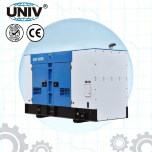 Générateur silencieux UNIVPOWER 80 kVA à refroidissement par eau, démarrage 24 V pour télécommunications et ateliers - Product Image 1