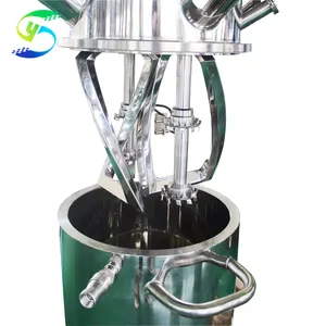 Lithium Battery Slurry Mixing Double Planetary Laboratory Mixer Hydraulic Basket Mill