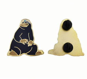 Precio al por mayor de fábrica, gran oferta, aleación de Zinc, esmalte duro, Gritty, insignia de Pin de ornitorrinco personalizada con embragues de mariposa - Product Image 1
