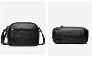 Bolso Mensajero Clásico de Diseñador para Damas, Bolsos de Mano de Cuero PU Suave con Cierre para Mujer, Fabricante de Lujo - Product Image 6