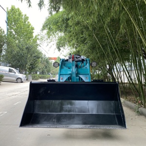 Loader Roda Empat Kompak Buatan Cina dengan Aksesoris Mini Mikro, Mesin, Pompa, Gearbox, Komponen Inti PLC Semua Buatan Cina - Product Image 3