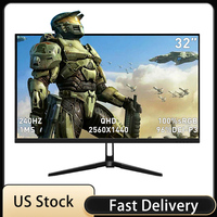 Moniteur de bureau IPS 32 pouces 2K 240Hz 100% SRGB 1M Freesync 2560*1440P écran droit 1ms écran d'ordinateur de jeu pour les joueurs