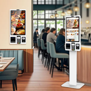 Cashless POS Restaurant Self Ordering Kiosk with LCD Screen 1920x1080 Resolution Product Scanning Wall Mount - Product Image 4