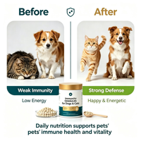 Comprimés à mâcher pour soutenir l'immunité des chiens et des chats, santé intestinale, probiotiques, mélange de vitamines, complément alimentaire à mâcher, service d'étiquetage privé OEM