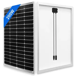 Mini panneau solaire 12V 18V 24V de haute qualité 10W 20W 30W 40W 50W 60W 100W 150W Panneaux solaires avec une efficacité de 500W