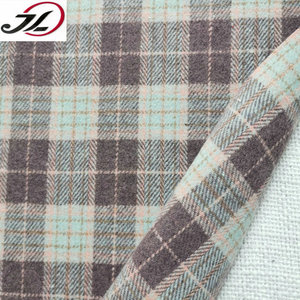 Vải dệt kim ca rô kẻ sọc pha len polyester thời trang mới năm 2020 có sẵn trong kho - Product Image 5