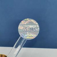 Étiquettes holographiques laser 3D personnalisées Autocollant durable pour carte de sécurité sensible à la chaleur Hologramme de forme personnalisée à gratter pour Tequila
