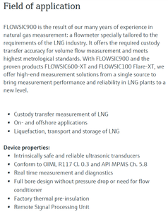 Medidor de Flujo Ultrasónico E+H FLOWSIC900 de Alta Precisión para Transferencia de GNL, Medición de Flujo, Medidor Ultrasónico FLOWSIC900 FL - Product Image 2