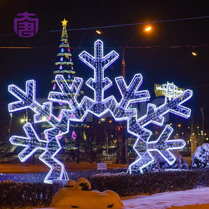 Luz LED de copo de nieve de 220v Ip65 más vendida para decoraciones navideñas y de Diwali - Product Image 6