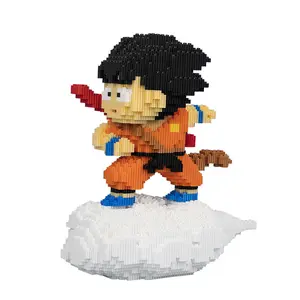 Anime Dragon Son Gohan Goku Mini Bricks Building Block Figure Creative Plastic Toy