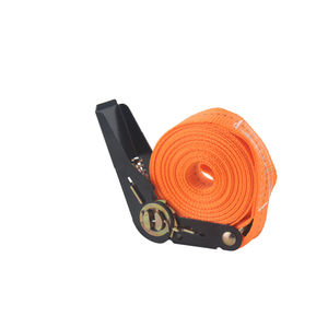 Sangles à <span class=keywords><strong>cliquet</strong></span> en polyester de 6 mètres x <span class=keywords><strong>25</strong></span> <span class=keywords><strong>mm</strong></span>, capacité de 1 tonne, certifiées CE, <span class=keywords><strong>pour</strong></span> la fixation d'objets, attaches de haute qualité - Product Image 1