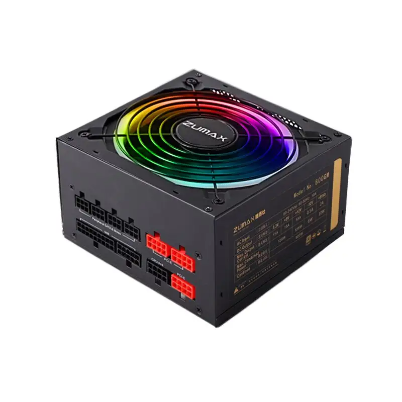 ZUMAX switching power supply 750W 80plus Gold desktop gaming computer power supply