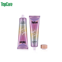 35D Luxe Coloré Vide Cosmétique Squeeze ABL Tubes Bouchon À Vis pour Crème Solaire Main Cri Lotion pour Bain
