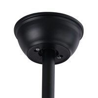 Ventilador de techo moderno de 52 pulgadas de estilo nórdico con luz LED Venta al por mayor Control remoto de venta directa para uso en el baño