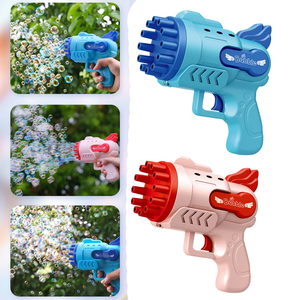 Pistola de Burbujas Barata, Máquina de Burbujas de Jabón, Juguete Portátil para Niños, para Fiestas al Aire Libre, con Luz LED, Regalos para Niños - Product Image 2