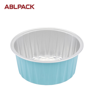 Bán buôn dùng một lần màu hộp đựng thức ăn Baking cup 125ml <span class=keywords><strong>Aluminum</strong></span> foil tấm Chảo có nắp đậy - Product Image 4
