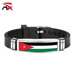 Vente en gros de souvenirs de match de football américain avec drapeau national de la Jordanie, ensemble de cadeaux imprimés avec le drapeau de la Jordanie pour les fans, <span class=keywords><strong>sac</strong></span> cadeau, t-shirt - Product Image 3