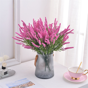 Cheap Artificial PE Lavender Flower Foam Lavender Flower for Home Decoration Purple Wedding Decorative <strong>Flo</strong> - Product Image 1