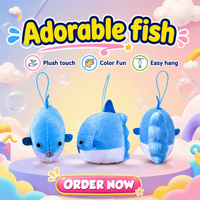 Fabricant personnalise des porte-clés en peluche mignons de haute qualité, jouets en peluche personnalisés, porte-clés en peluche sur le thème du monde marin, adorables pour débuter