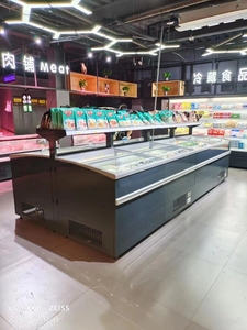 Equipo de refrigeración comercial Precio <span class=keywords><strong>barato</strong></span> Gabinete de exhibición fresco y congelador de pecho para venta al por menor - Product Image 3