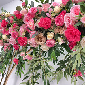 ผ้าปูโต๊ะดอกไม้ประดิษฐ์จากผ้าไหมเทียมคุณภาพดี สัมผัสเหมือนจริง เหมาะสำหรับงานแต่งงาน คริสต์มาส ฮาโลวีน และตรุษจีน - Product Image 4