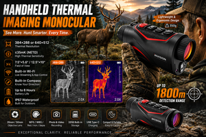 Caméra thermique monoculaire portable de la série BIRD, vision nocturne, imagerie thermique, télémètre, observation de la faune, sécurité, IP67 - Product Image 3