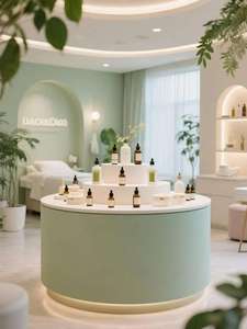 Estantes de Exhibición de Perfumes y Cosméticos de Lujo con LED |   Vitrinas Ecológicas Personalizadas, Diseño de Interiores para Salones de Belleza, Todo en Uno - Product Image 3