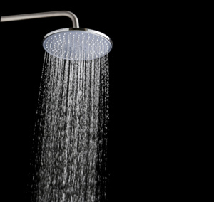 SH-20032 nouveau pommeau de douche de pluie rond chromé, 9 pouces ABS grand pommeau de douche de pluie cascade couverture complète du corps - Product Image 6