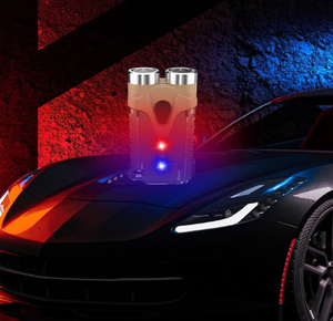 7 chế độ nhấp nháy ngoài trời xách tay mini <span class=keywords><strong>Keychain</strong></span> đèn pin với Nam Châm Màu Đỏ màu xanh cảnh báo túi không thấm nước Torch ánh sáng đèn flash - Product Image 3