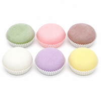 Jouet Squishy Mochi Neige à Remontée Lente, Dôme Rond Pastel Imprimé, Mignon, Anti-Stress, Décoration de Bureau, Cadeau