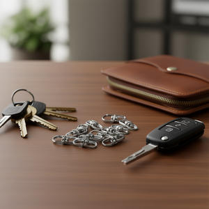 Portachiavi ILAN 20mm Colore Argento Confezione da 10 Pezzi Per Uso Portachiavi - Product Image 2