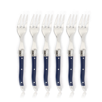 Ensemble de couverts en acier inoxydable de haute qualité et fourchettes à dessert argentées pour événements de luxe, banquets et cadeaux d'hôtels