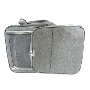 Compagnia aerea approvato trasportino cane gatto viaggio pieghevole per animali domestici porta borse organizer fornitura set da viaggio per animali domestici per cani e gatti