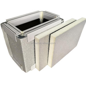 Conduits PUR à faible coefficient de conductivité thermique, conduits d'air pré-isolés en PU écoénergétiques, panneaux de conduits en <span class=keywords><strong>mousse</strong></span> rigide avec feuille d'aluminium - Product Image 5