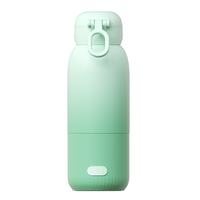 Calentador de Biberones Portátil Recargable para Exteriores 2026, 350 ml, Control Táctil, Temperatura Ajustable, 24 Horas de Temperatura Constante, USB