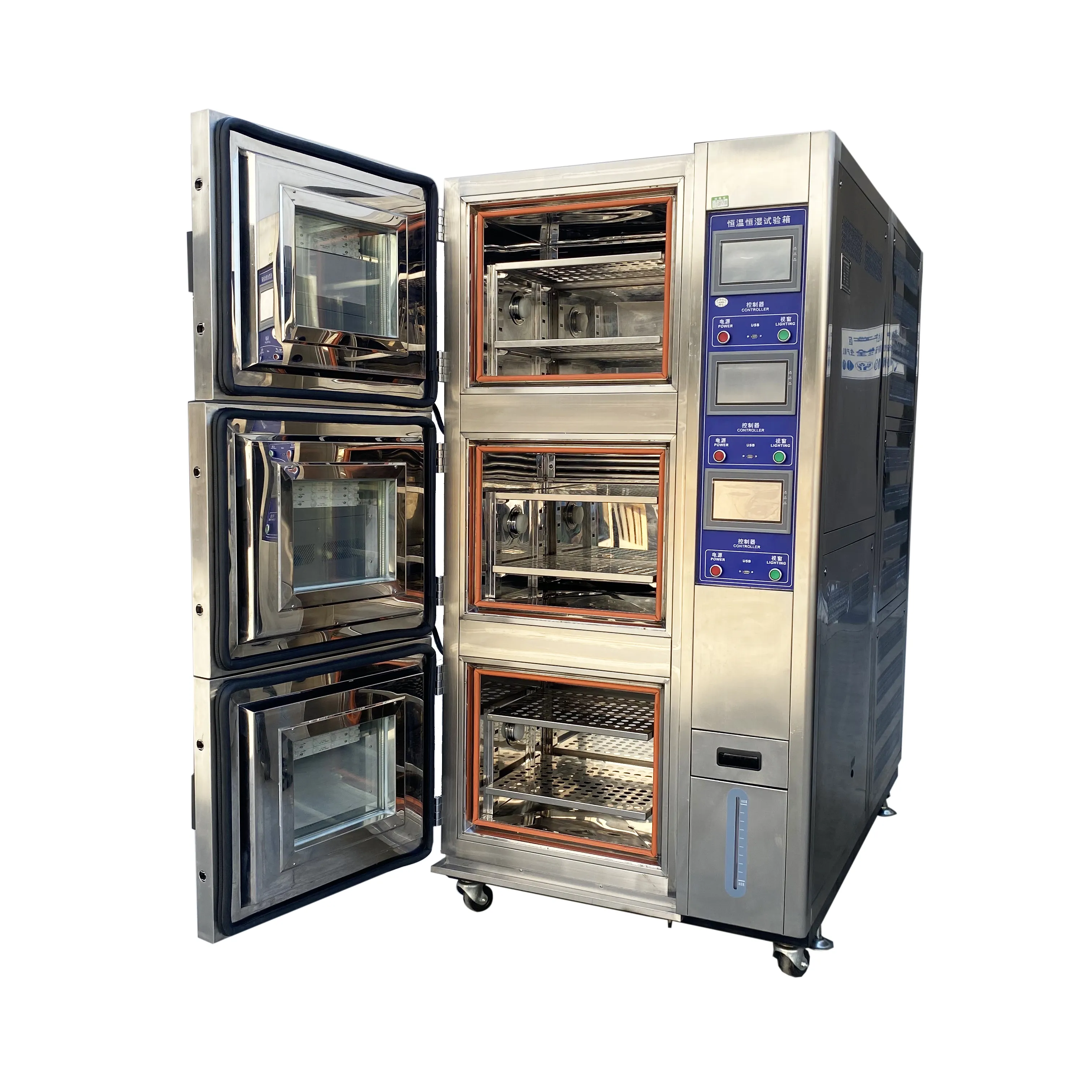 Hongjin Three-Cavity Electronic Standard Test Chamber High Hot And Cold Circulation Temperature Humidity Test Chiamber