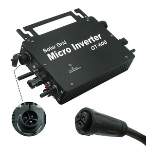 Microinversor Solar para Red Eléctrica GT-600 600W con Salida de Onda Sinusoidal Pura para Sistemas Solares en Paralelo - Product Image 1