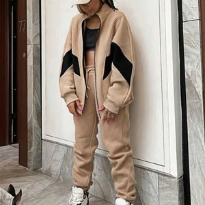 Conjunto Deportivo Informal de Invierno para Hombre de Alta Calidad, Traje Deportivo con Pantalones Estampados Personalizados de Dos Piezas, 100% Algodón de Secado Rápido - Product Image 1