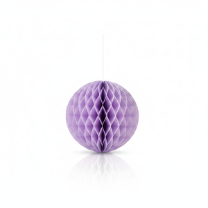 Ventaglio a nido d'ape in plastica viola chiaro da 16 pollici, 144 pezzi/cartone, per decorazioni per feste di compleanno, modello 75156A - Product Image 2