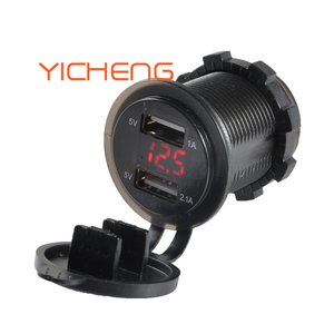 Vôn Kế Sạc Xe Hơi A16 3.1A 2.1A, 2 Cổng USB Với Màn Hình Điện Áp - Product Image 2