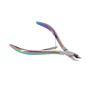 Coupe-cuticules professionnel en acier inoxydable à mâchoires courbées pour pédicure et nail art, personnalisable avec logo OEM - Product Image 5